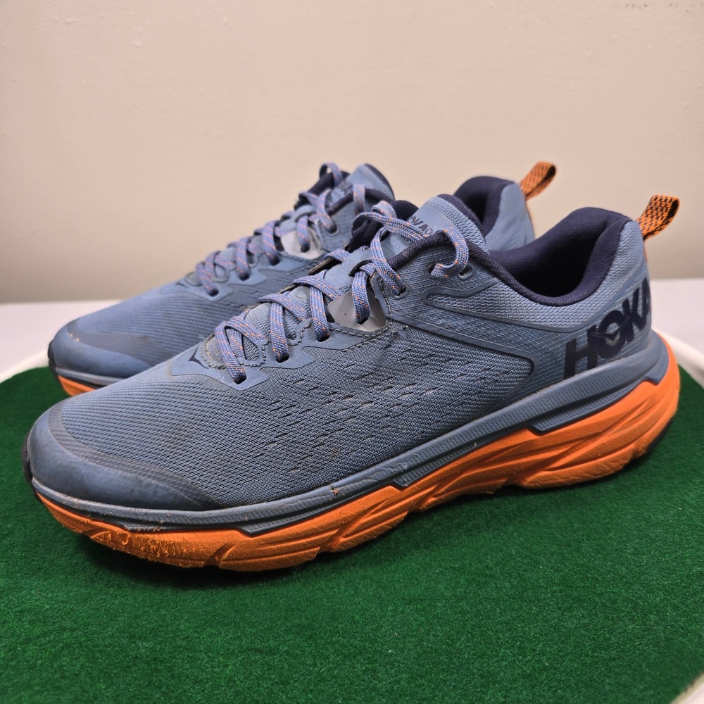 Hoka One One Challenger ATR 6 Trail Running Shoes Mens Blue Orange 1106510